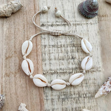 Load image into Gallery viewer, IF ME 2019 Ins Shell Bracelet for Women Femme Adjustable White Rope Seashell Bracelet Leg Ankle Bracelets Beach Jewelry