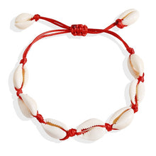 Load image into Gallery viewer, IF ME 2019 Ins Shell Bracelet for Women Femme Adjustable White Rope Seashell Bracelet Leg Ankle Bracelets Beach Jewelry