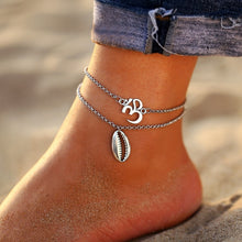 Load image into Gallery viewer, IF ME 2019 Ins Shell Bracelet for Women Femme Adjustable White Rope Seashell Bracelet Leg Ankle Bracelets Beach Jewelry
