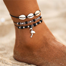 Load image into Gallery viewer, IF ME 2019 Ins Shell Bracelet for Women Femme Adjustable White Rope Seashell Bracelet Leg Ankle Bracelets Beach Jewelry